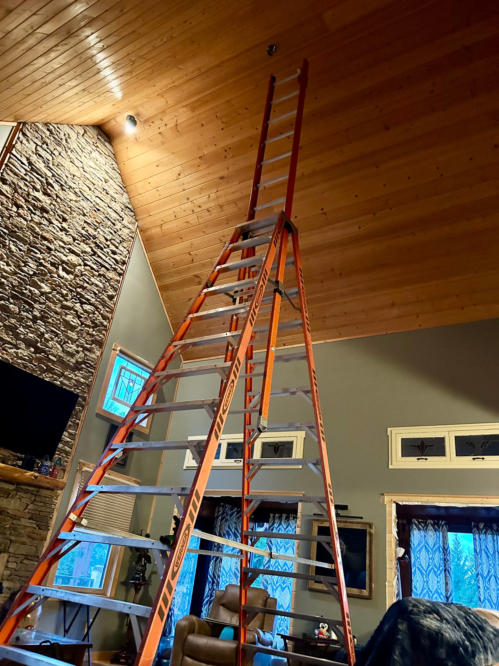 Gallery photos for Installing an Oversized Ceiling Fan in Milton: Image #1