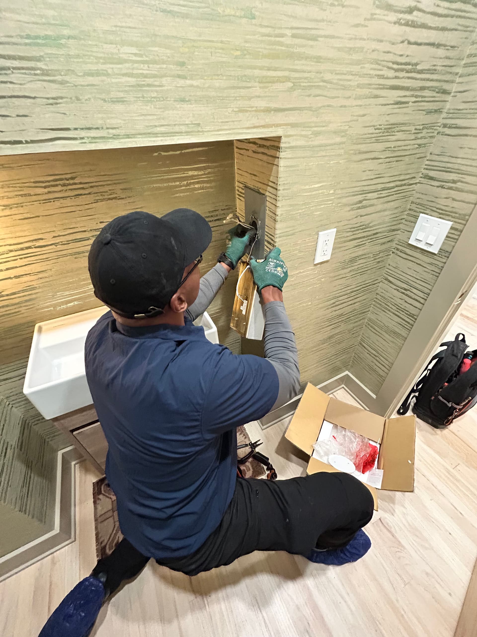 Elevate Your Bathroom Ambience with New Lighting in Buckhead image