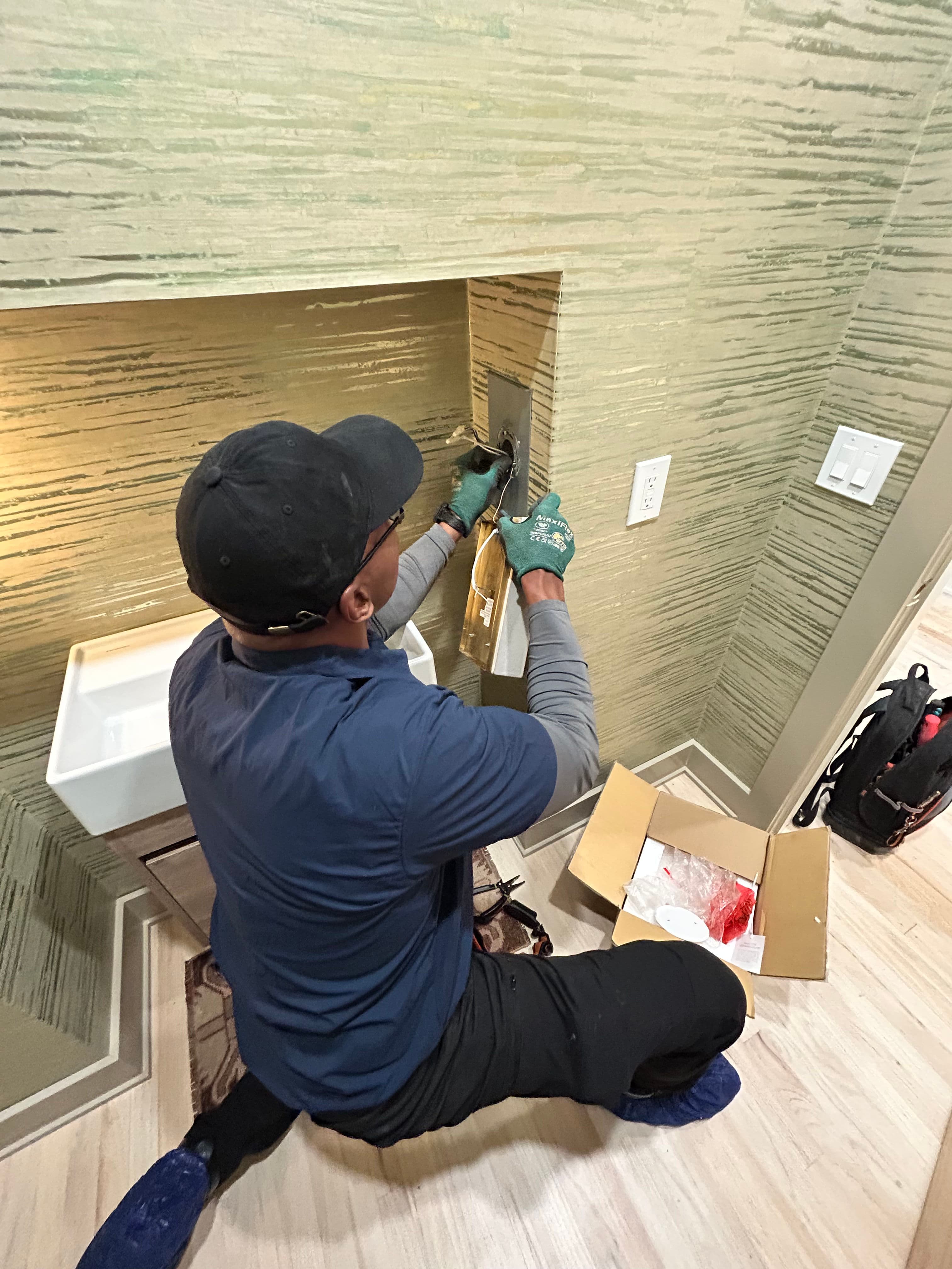 Project Elevate Your Bathroom Ambience with New Lighting in Buckhead image