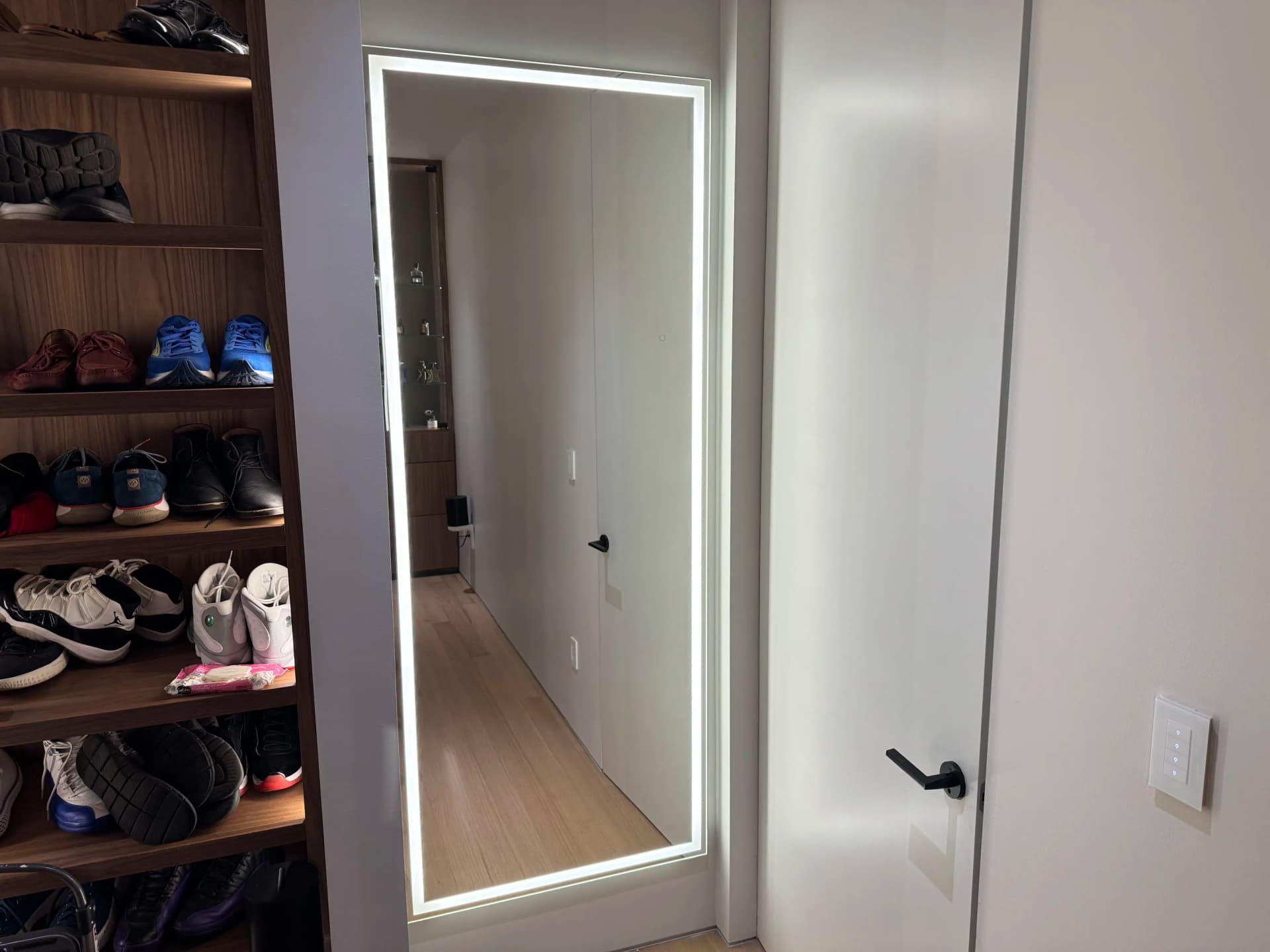 Lighted Mirror Installation in Brookhaven: Why the Outlet Had to Move Inside the Wall image