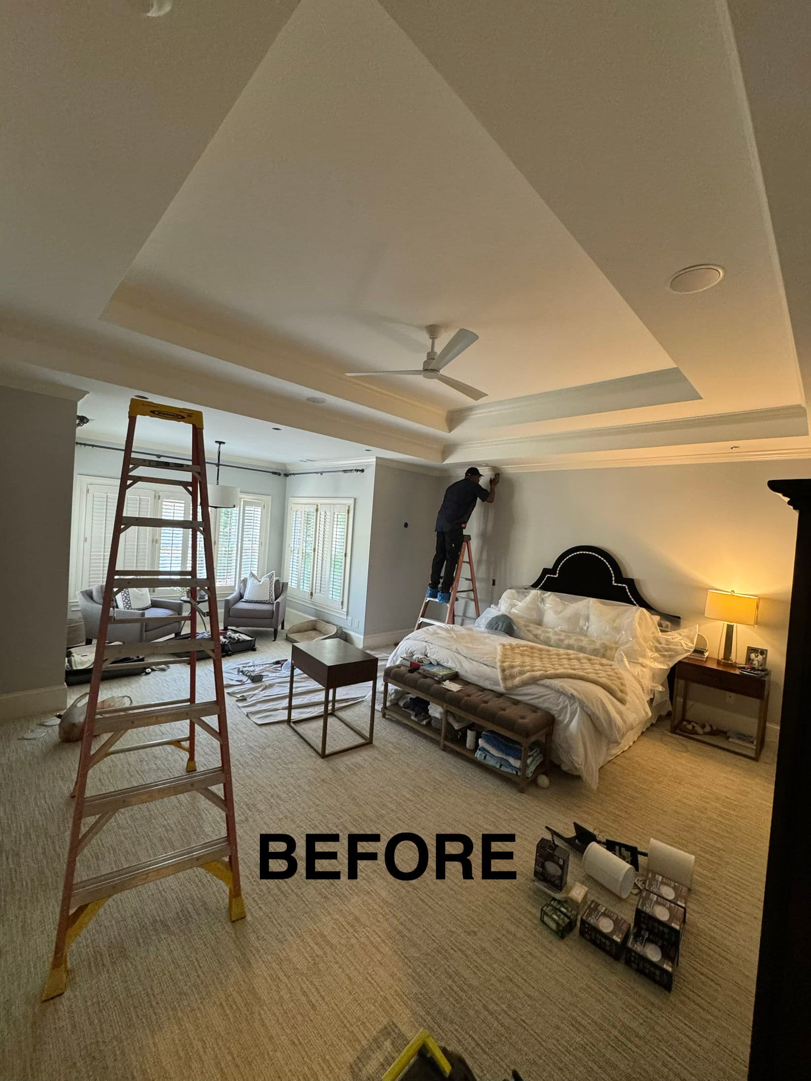 Gallery photos for Full Upstairs Lighting Upgrade in Buckhead Atlanta: Image #1