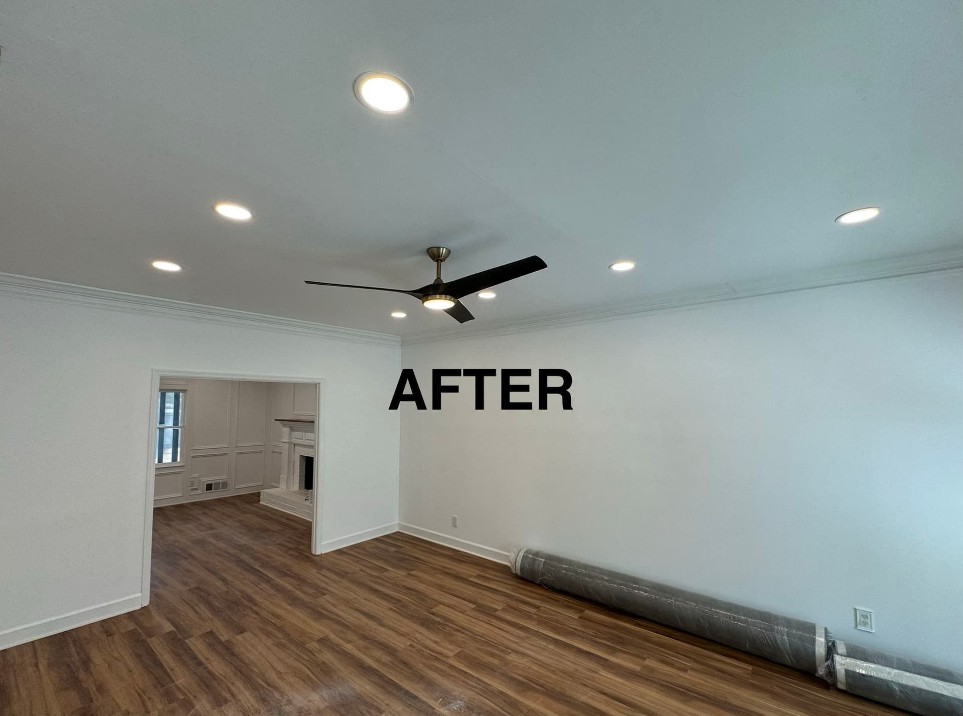 Gallery photos for Lighting Transformation and Ceiling Fan Installation in Roswell: Image #2