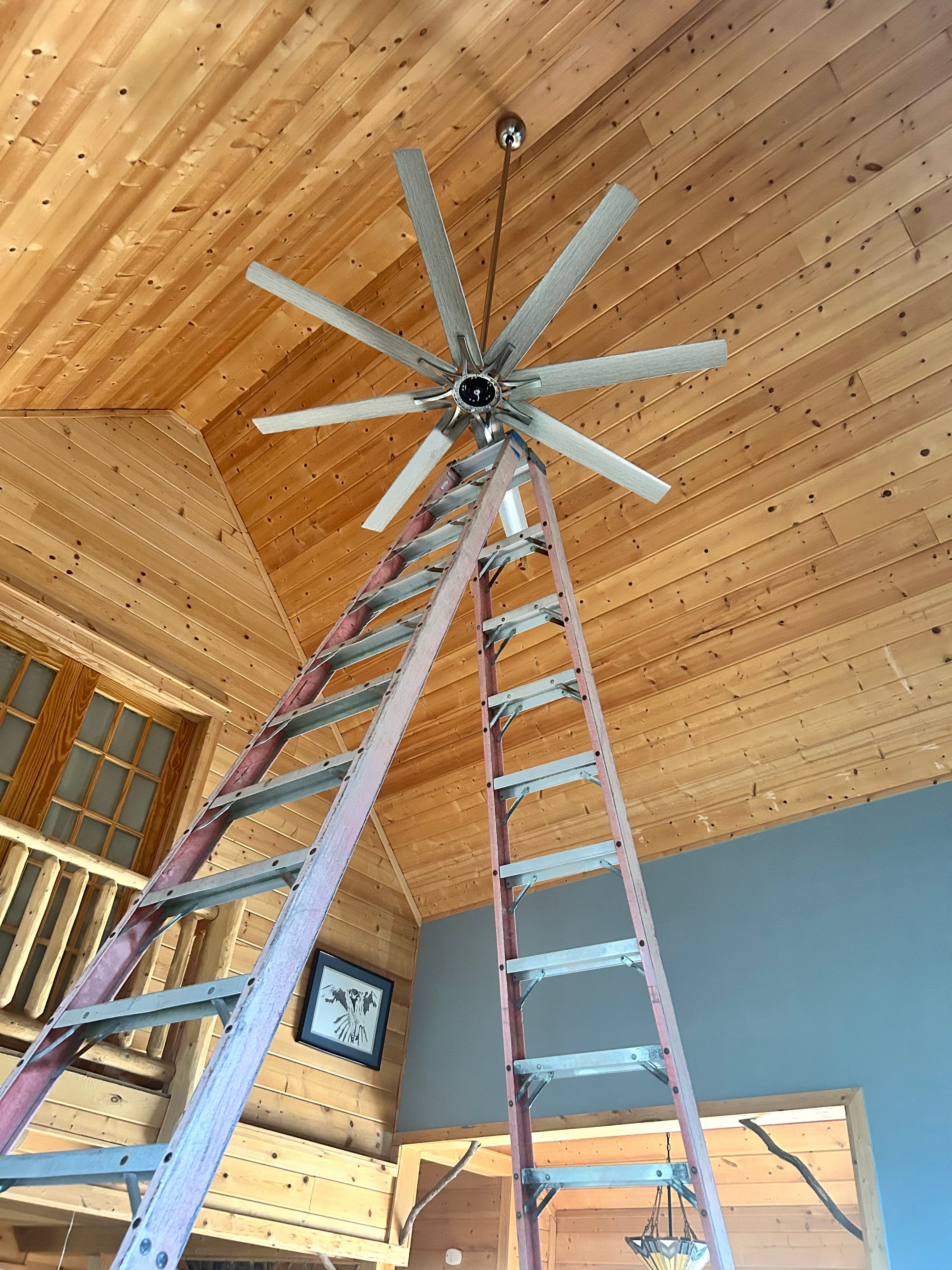 Project Installing an Oversized Ceiling Fan in Milton image