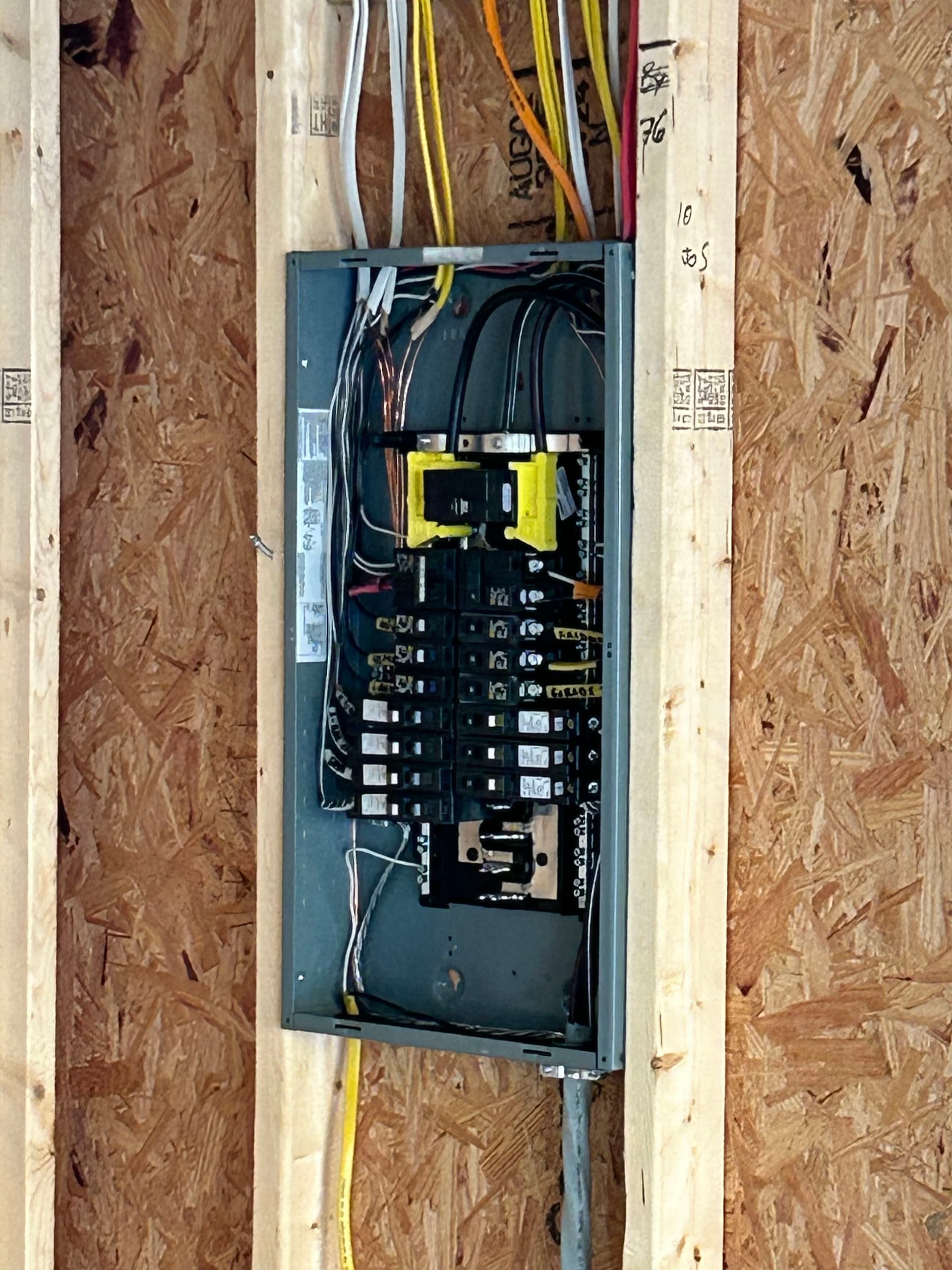 New Construction Electrical Panel Installation in Alpharetta