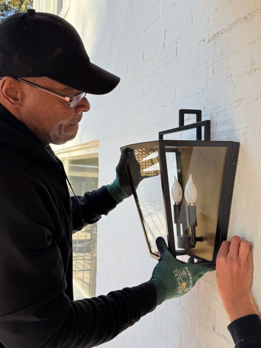 Outdoor Lantern Installation in Buckhead