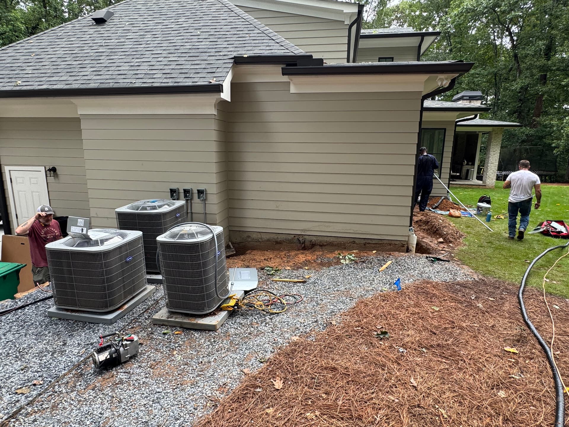 Gallery photos for HVAC Electrical Relocation for a Backyard Overhaul in Brookhaven: Image #6
