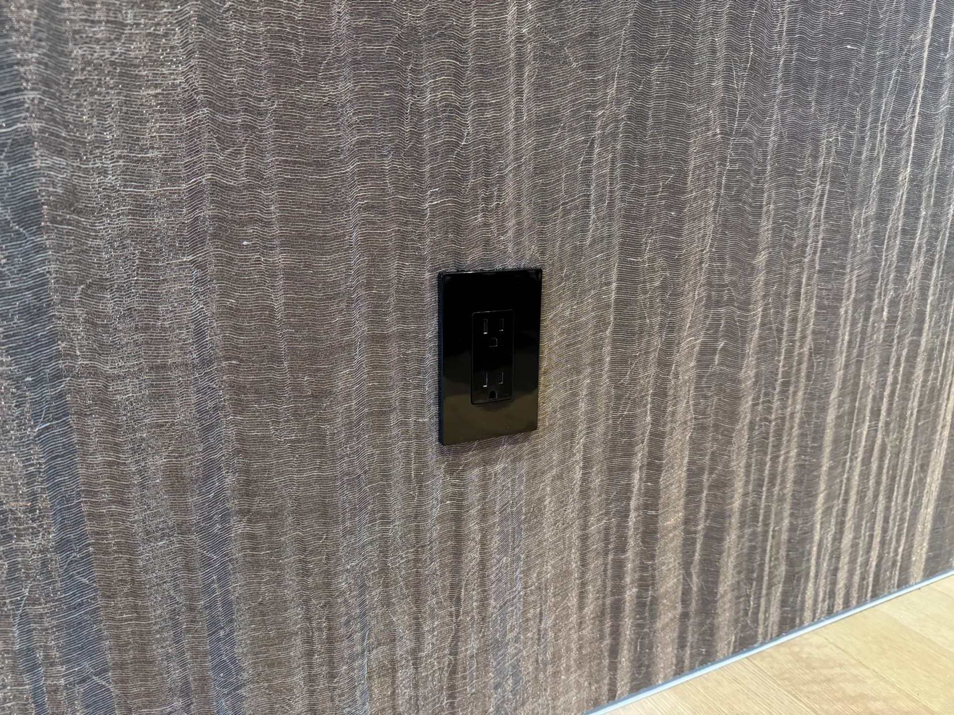 Black Outlet and Designer Switch Upgrades in Brookhaven Custom Home image