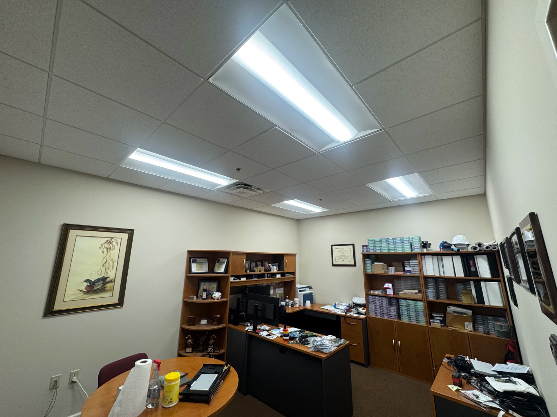 Gallery photos for 32 LED Fixtures Installed in Alpharetta Office Lighting Upgrade: Image #7