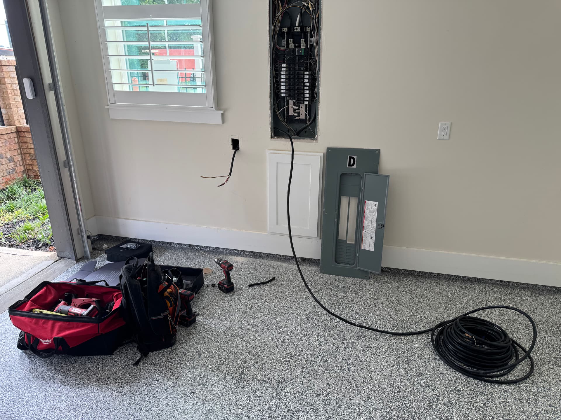 Gallery photos for Level 2 Tesla Wall Connector Installed in Atlanta Garage: Image #3