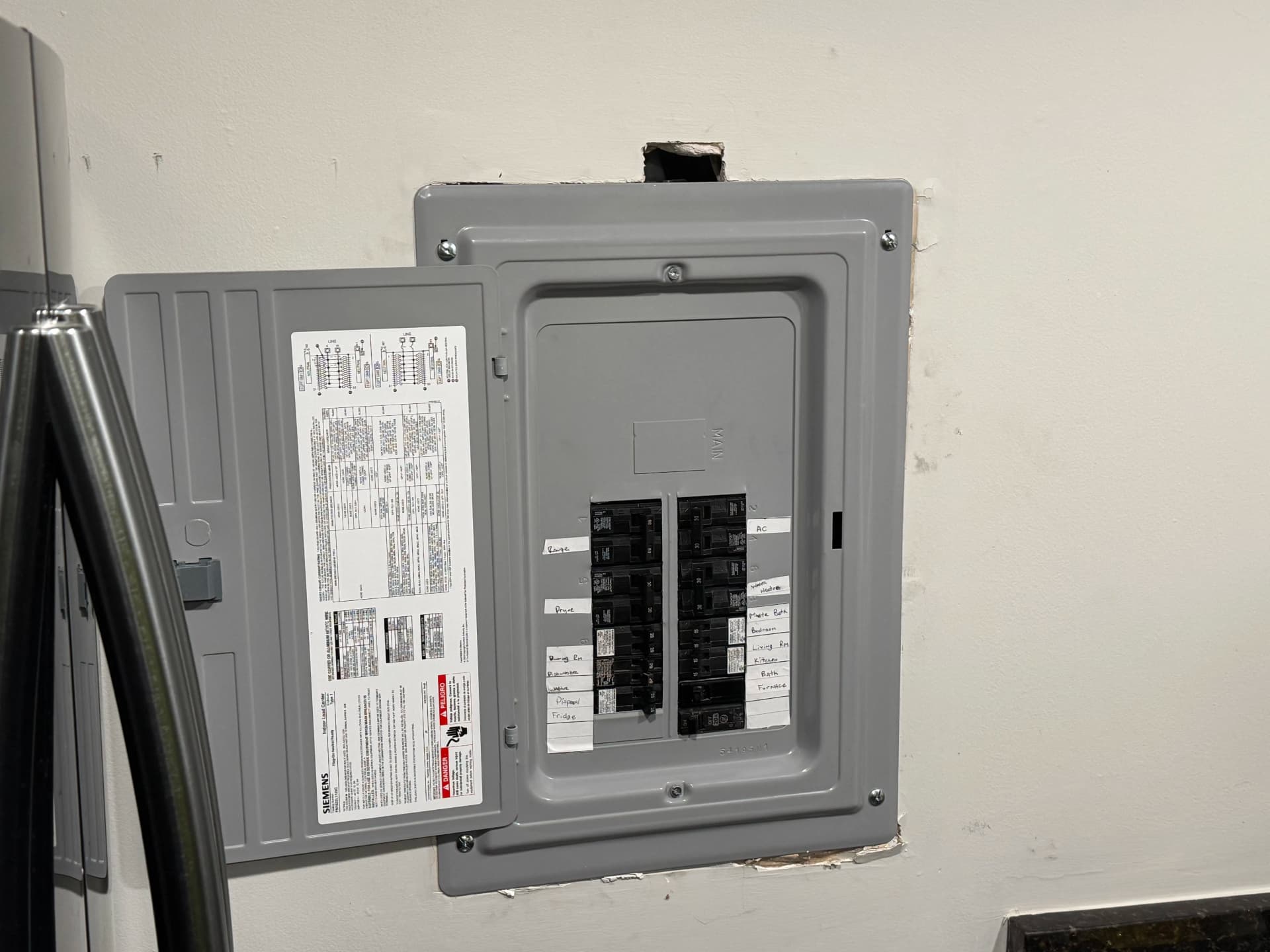 Gallery photos for Burned Electrical Panel Replacement at a Sandy Springs Townhouse: Image #9