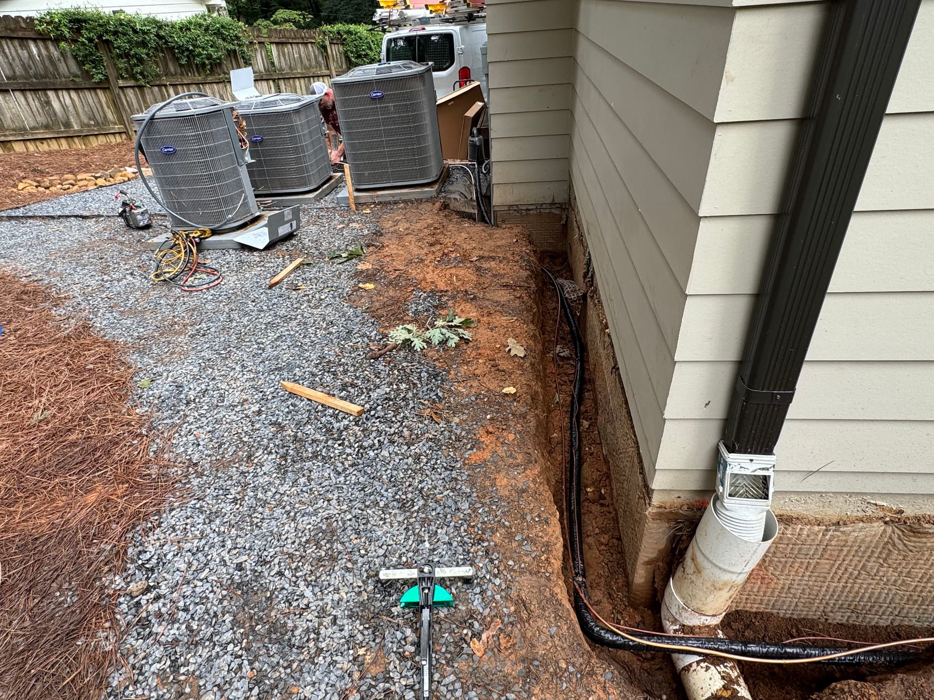 Gallery photos for HVAC Electrical Relocation for a Backyard Overhaul in Brookhaven: Image #3